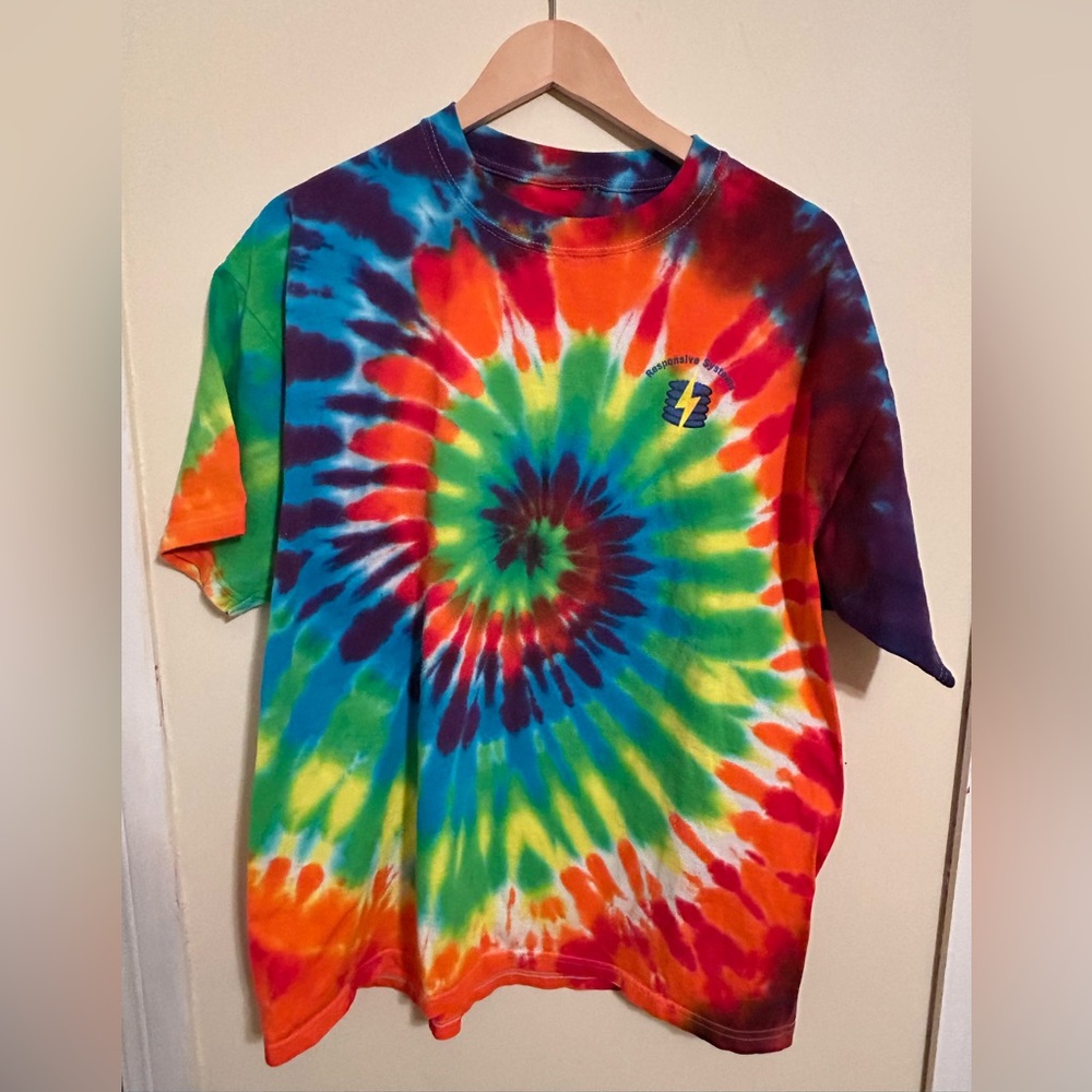 Groovy Tie-dye shirt. No brand medium large unisex.